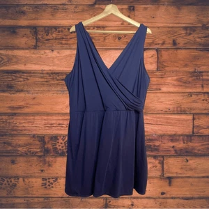 Vestido de baño Lands' End azul marino 26W - Imagen 1 de 4