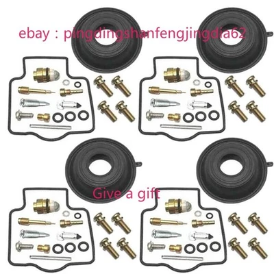 4 For Kawasaki Ninja ZX-7 ZX-7R ZX750 J P L Carburetor Repair Kit Carb Diaphragm Foto 1 de 3