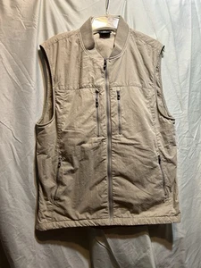 ScotteVest Men’s Large Vest Travel Utility Multi Pocket Khaki Tan Tec Vest - Picture 1 of 7