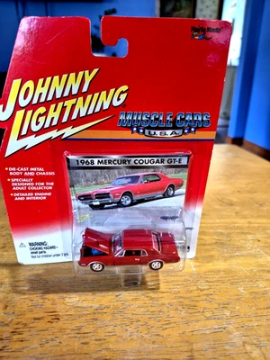 JOHNNY LIGHTNING Diecast Model 1968 MERCURY COUGAR GT-E Kit #204-03 - Image 1 of 2