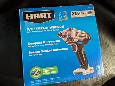 HT HPIW50 20-Volt Cordless Compact Powerful 3/8" Impact Wrench Tool Only NEW - Image 1 of 4