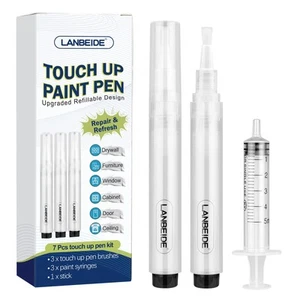 Refillable Touch Up Paint Pens, 3Pcs Paint Brush Pens for Walls Repair, Furni... - Picture 1 of 7
