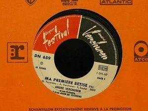 ANDRE VERCHUREN Ma première bêtise Juke box PROMO DN659 - Imagen 1 de 1