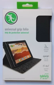 Gecko Universal Grip Folio for 7" to 8.4" tablets - Black - Free Shipping - Picture 1 of 2
