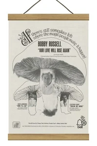 Rare Bobby Russell/ Clifford Curry Promo / ORIGINAL ad Mounted w/Magnetic Frame! - Picture 1 of 3
