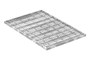 Streckmetallrost Lichtschacht 390x590x20 mm aus Stahl S235JR (St37-2), Verzinkt - Bild 1 von 4