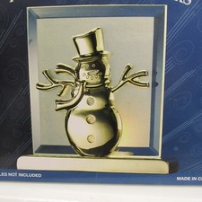 Tealight Candle Holder Reindeer Etched/beveled Glass Chrome Kirkland Signature