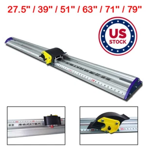 Regla de corte recortadora de tablas KT deslizante para papel PP PVC PET cortador cuchillas - Imagen 1 de 17