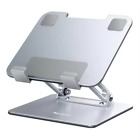Adjustable Height Foldable Metal Laptop Tablet PC Stand - Air-Cooled Desktop Sup
