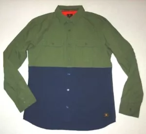 DC Shoes Para Hombre Mighty Bridge Mangas Largas Tejidas Camisa Informal Mediana - Imagen 1 de 2