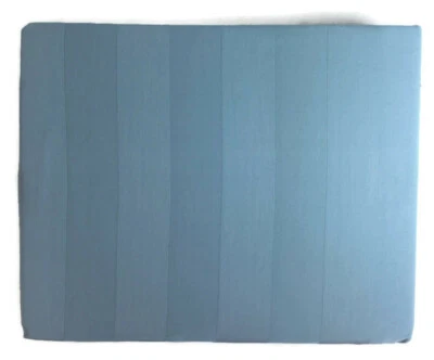 Falda de cama Martha Stewart Twin o KING azul cielo claro tono sobre tono rayas 15" caída Foto 1 de 4