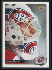 1992-93 Upper Deck Andre Racicot Montreal Canadiens #430