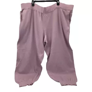 Ava & Viv Joggers Womens Plus Size 4X Rose Pink Lounge Pants With Pockets - Picture 1 of 5