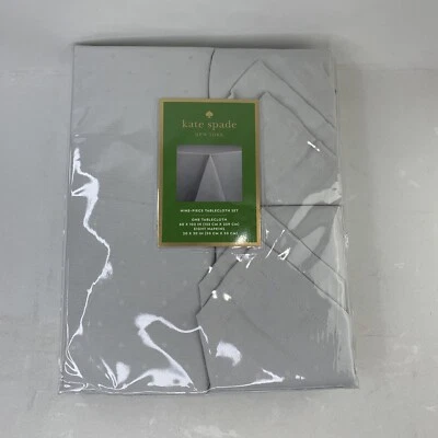 Juego de 9 servilletas gris Kate Spade New York Larabee Dot 60"x102" y 8 Foto 1 de 4