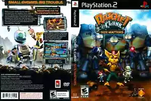 Ratchet And Clank Size Matters PS2 Game Case Box Cover Work Only (No Game) - Picture 1 of 2