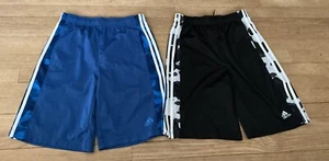 Boys Adidas Shorts Climalite 2 pair- Size Large 14/16 - Picture 1 of 1