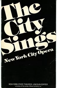 New York City Opera signiertes Programm - Die fröhliche Witwe - Bild 1 von 3
