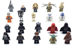 LEGO NEW STAR WARS MINIFIGURES JEDI SITH ASTROMECH'S DROIDS VADAR YOU PICK! - Picture 1 of 25