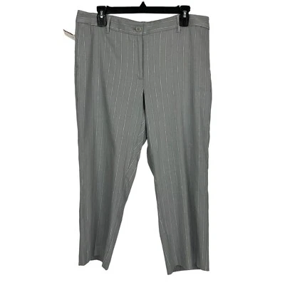 J. JILL Women’s Cropped Career Dress Pant Sz 14 Petite Linen Stretch Multi Color - Image 1 of 4