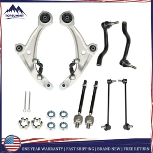 K620195 8× Steel Front Control Arms Kit & Tie Rod For 2007 2008-12 Nissan Altima - Picture 1 of 9