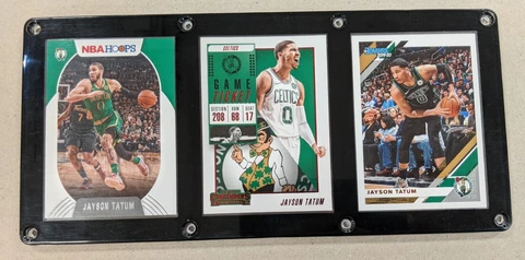 JAYSON TATUM 3 CARD PLAQUE BOSTON CELTICS Cover