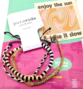 PURA VIDA ARMBAND NEU MIT ETIKETT MONTHLY CLUB SEPT 2024 SOMONA STACK STRANDSCHMUCK - Bild 1 von 2