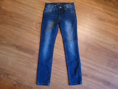 Pantalones Vaqueros Lee Jeans Cintura Ajustable ¡EXCELENTE Estado! Niñas Talla 8 SKINNY Foto 1 de 4