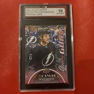 2021 Upper Deck #C219 Tyler Raddysh RC Young Guns Canvas KSA 10 GEM-MINT - Picture 1 of 2