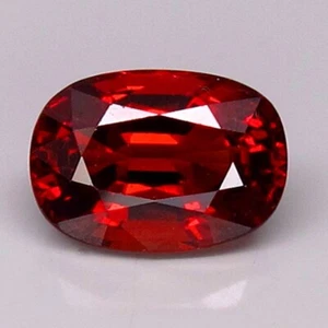 BEAUTIFUL! 2.43ct.Rich Mandarin Red Orange Namibian Spessartite Garnet 9x6mm. - Picture 1 of 4