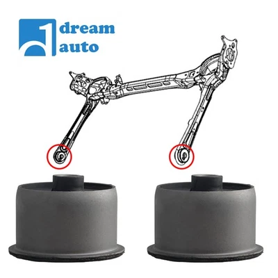 2x Rear Lower Control Arm Bushing for 2008-2016	Chrysler Town & Country - Image 1 of 4