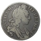 King William III, Silver Crown 1696, OCTAVO, First Bust. S3470