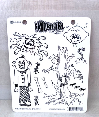 Ranger Dylusions Clings Stamps Dyan Reaveley Mischievious Malcom DYR37767 - Image 1 of 2