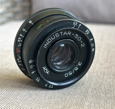 RUSIA Lente Industar 50-2 3.5/50 SLR y Digital M42 Montura Retrato KMZ Cámara Foto 1 de 4