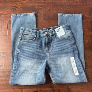 Cat and Jack Boys Jeans Size 16 Straight Adjustable Waist Stretch NEW - Picture 1 of 6