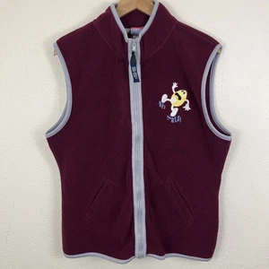 M&Ms Vintage Candy Promo Giacca Gilet Pile Arachidi Rosso Full Zip Unisex - Foto 1 di 8