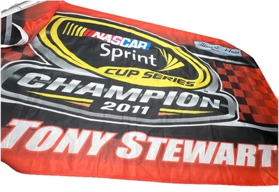 Tony Stewart #14 Campeón 2011 Nascar Racing 3x5 pies Bandera Decoración de Pared Banner Foto 1 de 4