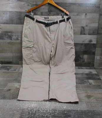 Pantalones Craghoppers Para Hombre 38 Largo Carga Senderismo Bolsillos con Cinturón Ligeros Exterior Foto 1 de 4