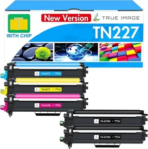 TN227 TN-227BK/C/M/Y High Yield Toner Cartridge: Compatible Replacement - Picture 1 of 7