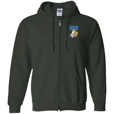 Толстовка с капюшоном на молнии Carolina Cougars — баскетбольная команда ABA - Изображение 1 из 4