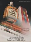 1979 Lord Calvert Canadian Whisky - Downhill Olympic Skier - Print Ad Photo Art