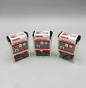 30x Original Bosch Bits  PH1 Bitset Schrauberbit Extra-Hart Kreuz 25mm 1/4" NEU - Bild 1 von 3