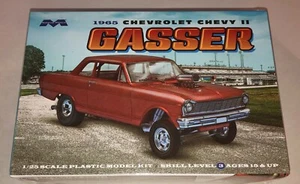 Moebius 1965 Chevrolet Chevy II Gasser Drag Car 1:25 scale model car kit 2324 - Picture 1 of 3