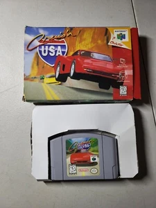 Cruis'n USA (Nintendo 64, 1996) Box and Game No Manual Free Shipping - Picture 1 of 11