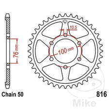 JT Rear Sprocket 47T 530P JTR816.47 Steel Suzuki RF 900 R 1994