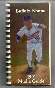 BASEBALL: 1991 BUFFALO BISON Baseball Media GUIDE EX+++ - Picture 1 of 1