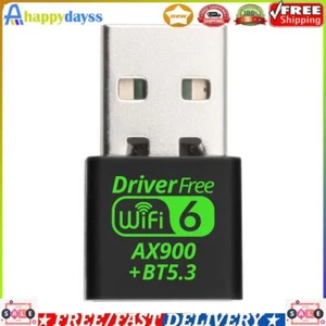 Bluetooth-Compatible Wireless Network Card Dual Band 2.4/5.8GHz USB WiFi Adapter - Photo 1/12