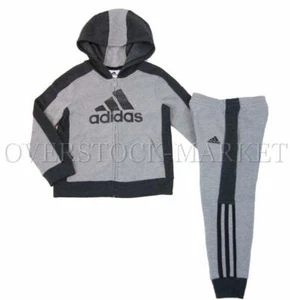 NEW ADIDAS BOYS 2 PIECE ACTIVE WEAR SETS! NEW STYLES AND COLORS! VARIETY! - Picture 1 of 15
