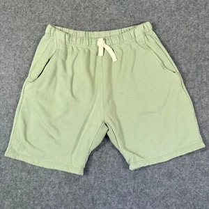 Merz B Schwanen Herren elastische Taille Kordelzug Frottee Fleece Shorts 6 Large grün - Bild 1 von 12