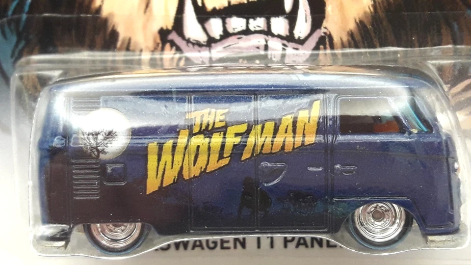 2013 Hot Wheels Universal Monsters Wolfman VOLKSWAGEN T1 Panel Bus VW RRS