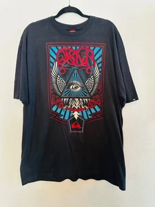 Quiksilver T-Shirt Herren X-Large Grafik Print Logo Schwarz Kurzarm Y2K - Bild 1 von 4